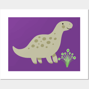 Baby Brontosaurus Posters and Art